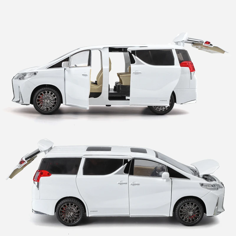 White Lexus LM300 Diecast Model 1:24 Scale 4 White Lexus LM300 Diecast Model 1:24 Scale - Image 4