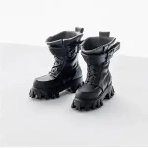 1/12 Scale Black Combat Boots for Figures 18 S392d2a77a7494aa98ddce3b1ce80257dj