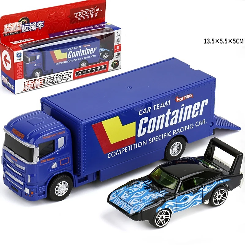 1:64 Scale Scania Container Truck Model 35 1:64 Scale Scania Container Truck Model - Image 35