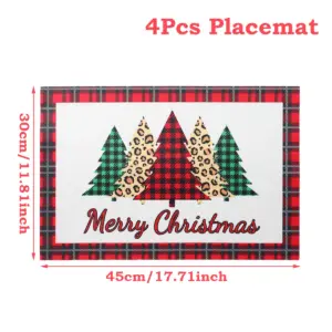 Festive Christmas Snowflake Placemat Set 21 S398e115379704753b281938c2b1a4a05W