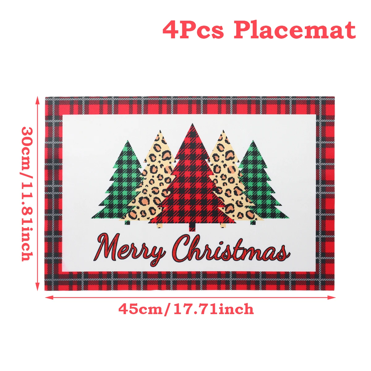 Festive Christmas Snowflake Placemat Set 8 Festive Christmas Snowflake Placemat Set - Image 8