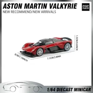 Aston Martin Valkyrie 1:64 Diecast Model in Red or Black 10 S3997fb5941d4493db578414c20c52b18v