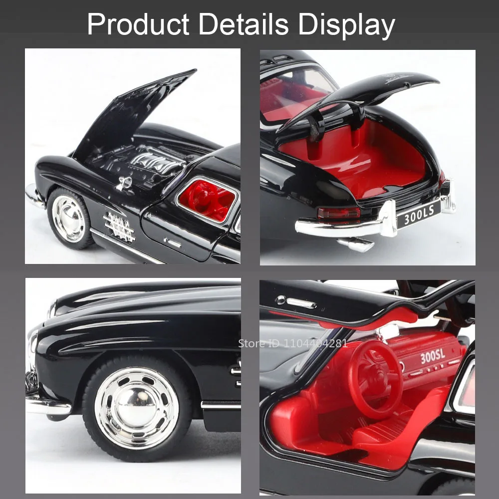 Vintage Mercedes-Benz 1:32 Diecast Model Car 5 Vintage Mercedes-Benz 1:32 Diecast Model Car - Image 5