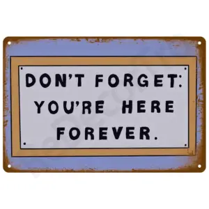 Vintage Retro Metal Sign 20x30cm Collection 50 S3b2efdfb47c542c5a4566dcc5abb6a34J 2