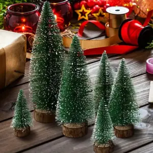 Mini Frosted Artificial Christmas Tree Collection 11 S3b9ba1e363754854b4b08a8e84daa02bi