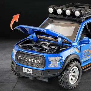 Vibrant Blue Ford Raptor F150 Diecast Model 12 S3ba82df4ac19450ab1f1738ff71b9847a