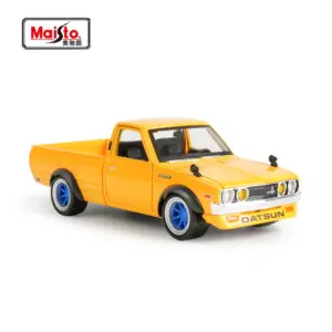 1973 Datsun 620 Pickup Model in Yellow 13 S3bdd88a64d5d455b89b81d17956733a3D