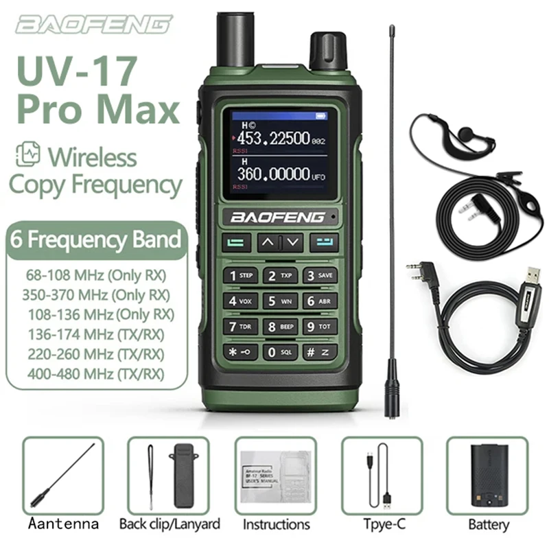 Baofeng UV-17 Air Band Walkie Talkie 7 Baofeng UV-17 Air Band Walkie Talkie - Image 7