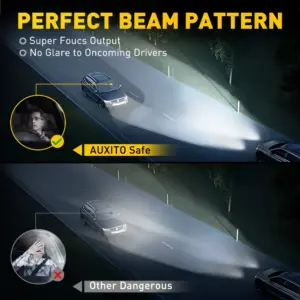 H1 LED Headlight Bulbs 6500K, 52W Pair 8 S3cc7dc6ebcb9476a8347b5be5cc0bde0g 1