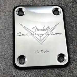 Fender Custom Shop Silver Neck Plate 8 S3d39d7db1fb1413aa7e72fd585516029n 1