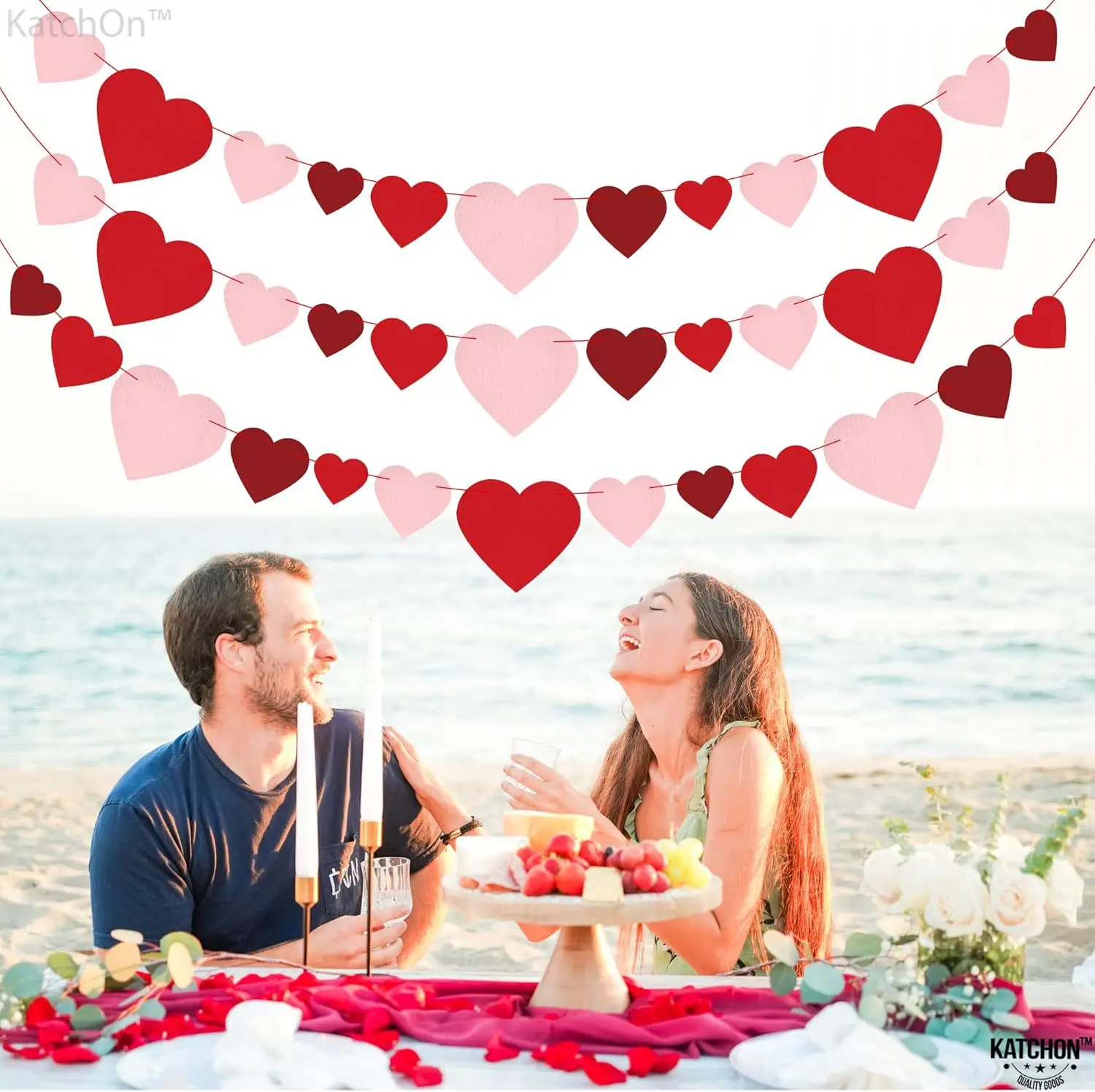 Valentine’s Heart Banner Garland for Celebrations 1 Valentine’s Heart Banner Garland for Celebrations