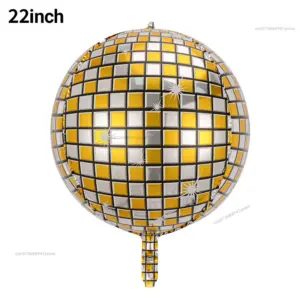 Disco Foil Balloon 22-Inch Reflective Decor 24 S3d5fe5145dbe470db96427d22da9305f8