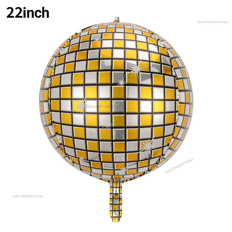 Disco Foil Balloon 22-Inch Reflective Decor 8 Disco Foil Balloon 22-Inch Reflective Decor - Image 8