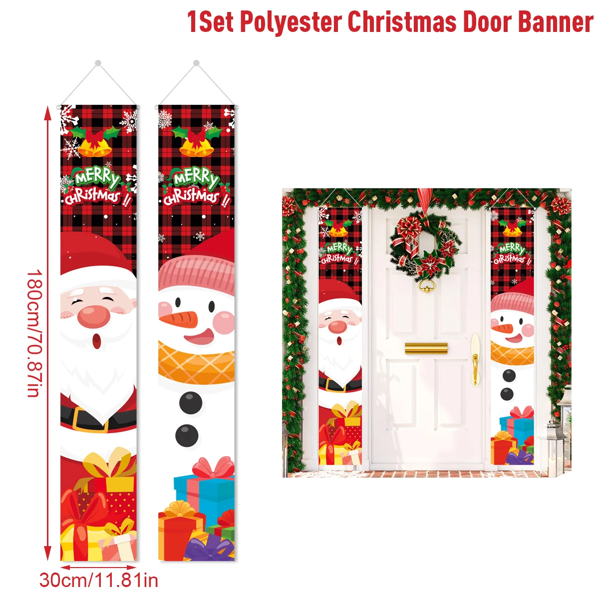 Festive Christmas Door Banner Set for 2024 14 Festive Christmas Door Banner Set for 2024 - Image 14