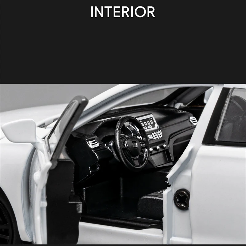 White Honda Accord Diecast Model 1:32 Scale 6 White Honda Accord Diecast Model 1:32 Scale - Image 6