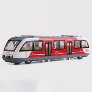 Alloy City Light Rail Train Model 1:18 Scale 6 S3e07ea91007d446fb6512a13f8393a93R