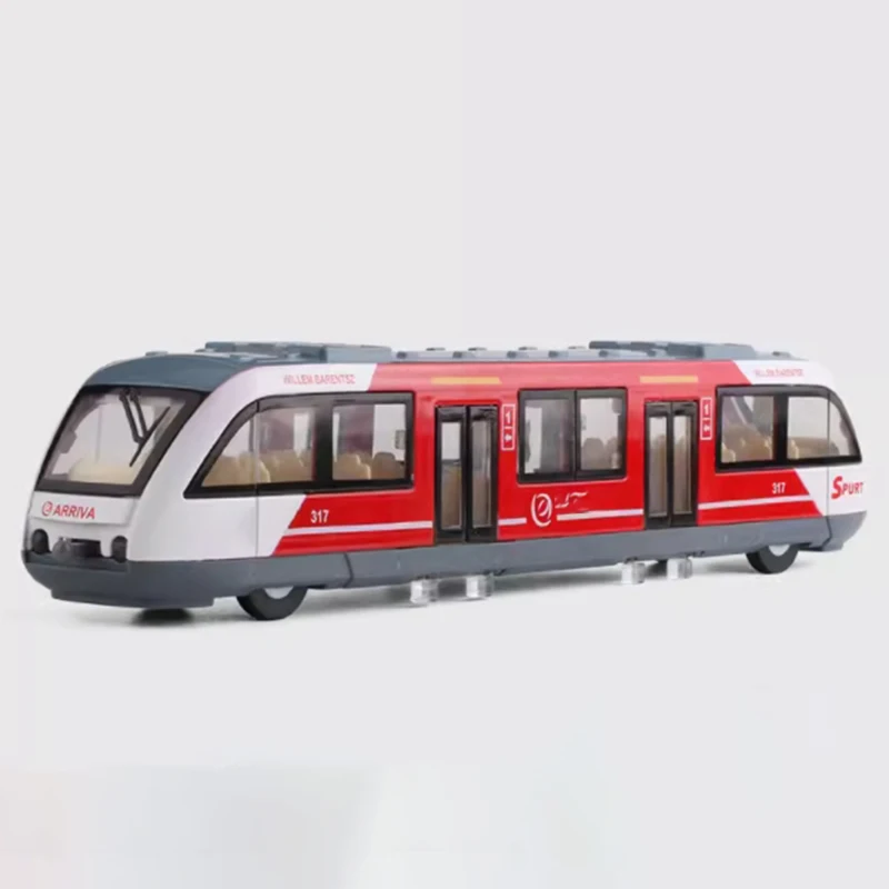 Alloy City Light Rail Train Model 1:18 Scale 2 Alloy City Light Rail Train Model 1:18 Scale - Image 2