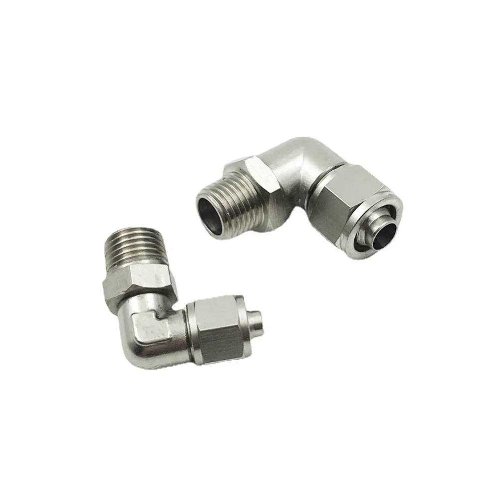 M5 Pneumatic 90° Elbow Fitting for Tubes 3 M5 Pneumatic 90° Elbow Fitting for Tubes - Image 3