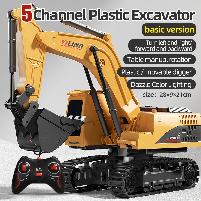 Alloy Remote Control Excavator Toy Car 10 Alloy Remote Control Excavator Toy Car - Image 10