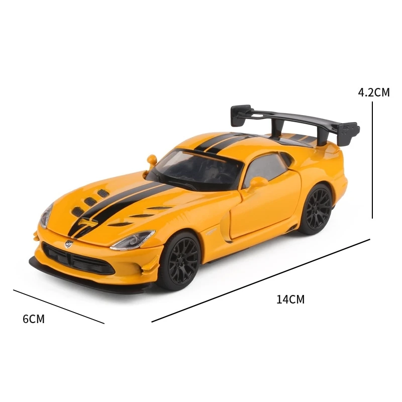 Red Dodge Viper SRT ACR 1:32 Diecast Model 2 Red Dodge Viper SRT ACR 1:32 Diecast Model - Image 2