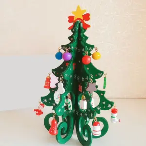 DIY Wooden Christmas Tree Decor Set 15 S3e8f97f827304a18b3f31ff9fd659d6bN
