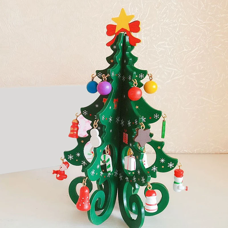 DIY Wooden Christmas Tree Decor Set 7 DIY Wooden Christmas Tree Decor Set - Image 7