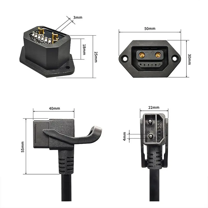 High Power 24V E-bike Lithium Battery Connector 3 High Power 24V E-bike Lithium Battery Connector - Image 3