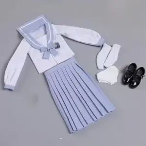 1/6 Scale Female Doll JK Uniform Accessory 53 S3f8fa3cf338d46778932eea600bab905x
