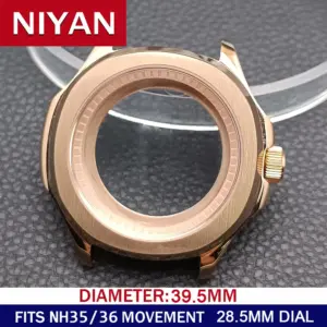 Durable 316L Stainless Steel Watch Case 39.5mm 60 S3f94bfd2ed7e4a3393e7aa62b94faeccc