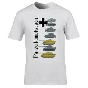 Men’s WW2 German Tank Graphic Oversized T-Shirt 18 S3fa11199473e4dd8810726bd3834dedeV