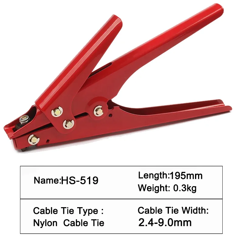 Red Cable Tie Gun for Precise Tensioning 4 Red Cable Tie Gun for Precise Tensioning - Image 4