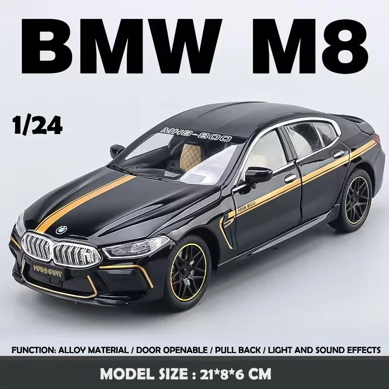 BMW M8 Supercar Die-Cast Model 1:24 Scale 7 BMW M8 Supercar Die-Cast Model 1:24 Scale - Image 7