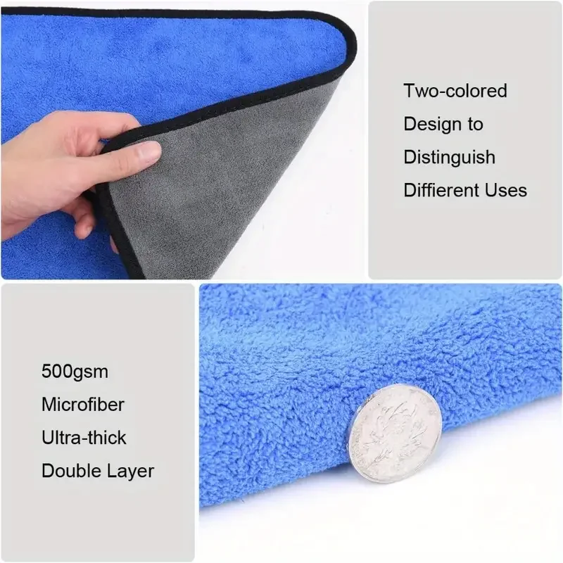 Premium Microfiber Car Washing Towel in Multiple Sizes 4 Premium Microfiber Car Washing Towel in Multiple Sizes - Image 4