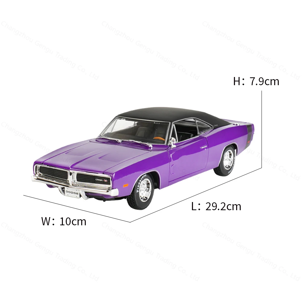 1969 Dodge Charger R/T Die-Cast Model 1:18 Scale 2 1969 Dodge Charger R/T Die-Cast Model 1:18 Scale - Image 2