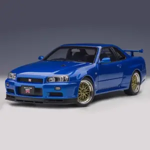 GTR GT-R R34 Skyline 1:18 Scale Diecast Model 11 S41a29b039021449a81a23a389c5a78b8e