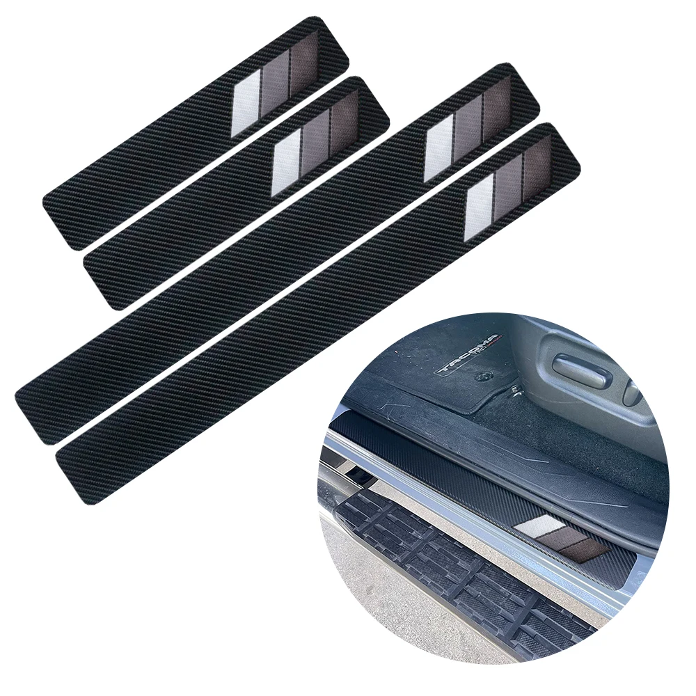Toyota Door Sill Protection Set with Carbon Fiber Finish 7 Toyota Door Sill Protection Set with Carbon Fiber Finish - Image 7