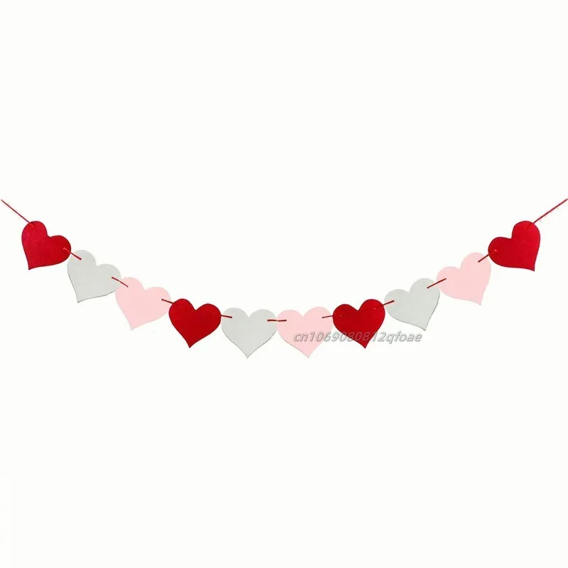 Valentine’s Heart Banner Garland for Celebrations 7 Valentine’s Heart Banner Garland for Celebrations - Image 7