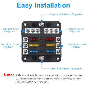 Waterproof 6-Way Automotive Fuse Box 11 S427b1c811bcd4b499c4e3d3152b05dfeQ