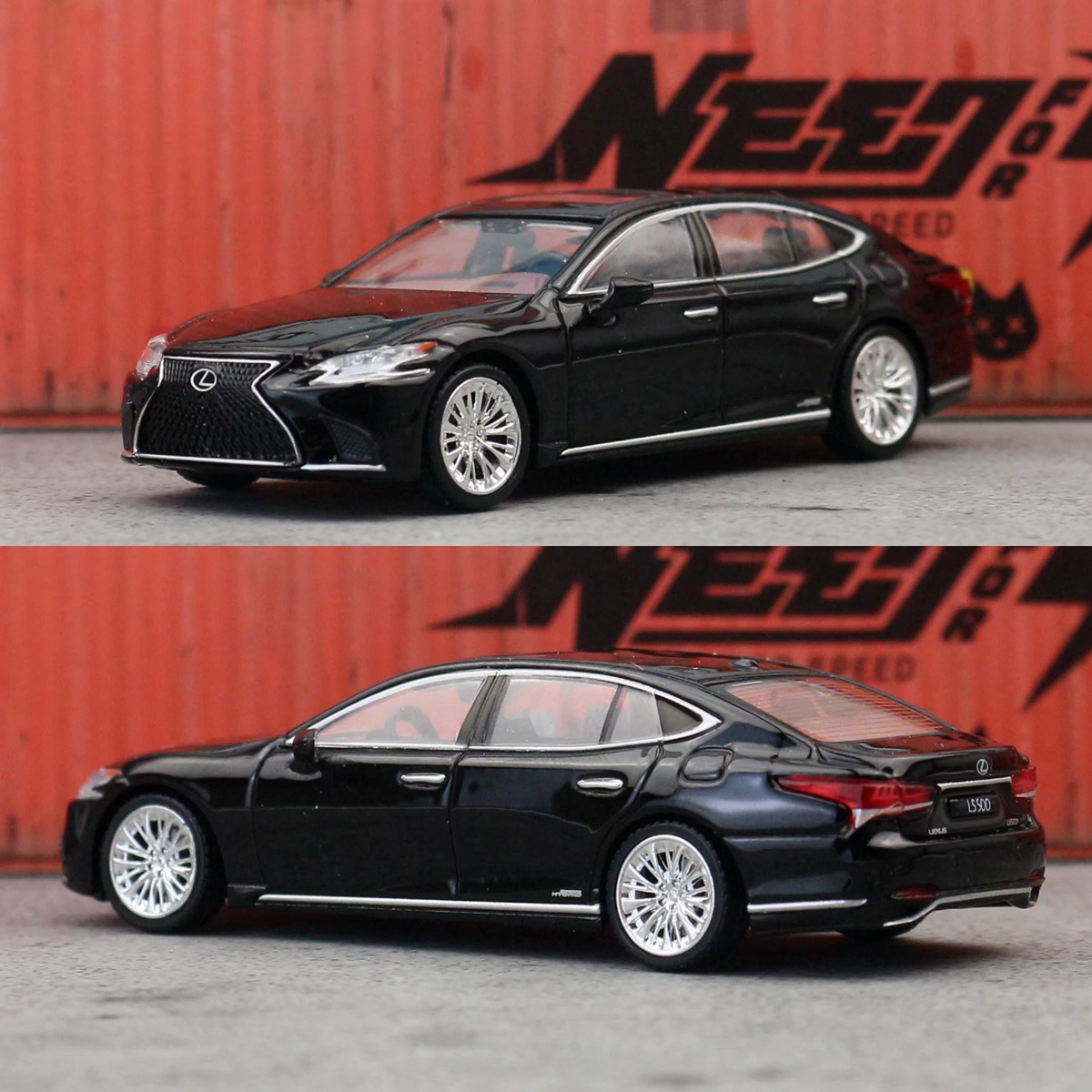 Lexus LS500h 1/64 Diecast Model in Black 3 Lexus LS500h 1/64 Diecast Model in Black - Image 3