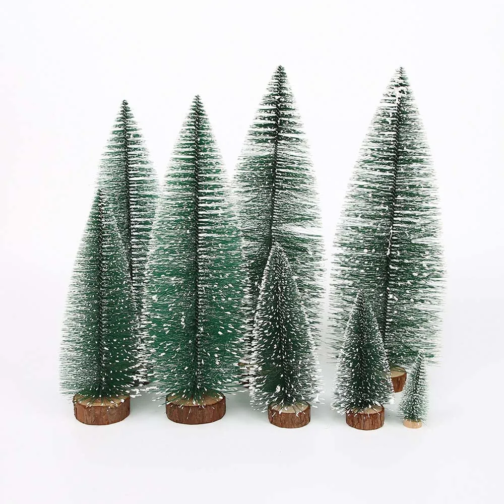 Mini Frosted Artificial Christmas Tree Collection 3 Mini Frosted Artificial Christmas Tree Collection - Image 3