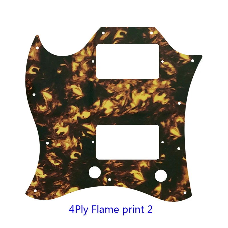Left-Handed SG Guitar Pickguard for PAF Humbuckers 9 Left-Handed SG Guitar Pickguard for PAF Humbuckers - Image 9