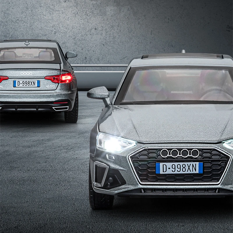 2024 Audi A4 1:32 Diecast Model in White 3 2024 Audi A4 1:32 Diecast Model in White - Image 3
