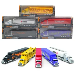 1:87 Scale Diecast Container Oil Tank Truck 14 S43a940d8ceab426db6cea73186142dd1Q