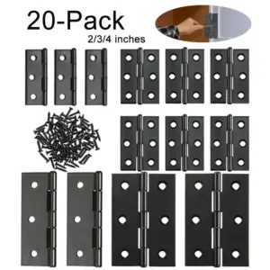 Black Stainless Steel Door Hinges Set 14 S440b32f90a8840c696cf09d4dcc0ca5bU