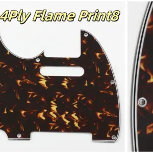 Left-Handed Telecaster Pickguard 3-Ply/4-Ply Options 63 S449e12fb36e24e83b17a5248d2b7236e7