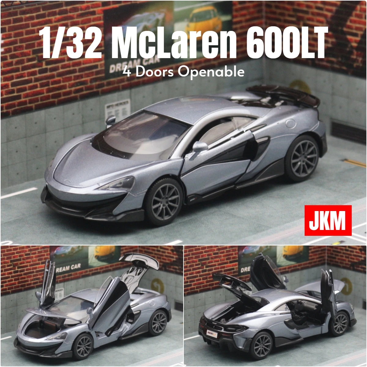 McLaren 600LT Diecast Model 1/32 Scale Orange 7 McLaren 600LT Diecast Model 1/32 Scale Orange - Image 7