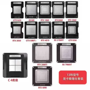 GPU BGA Reballing & Rework Stencil for Multiple Models