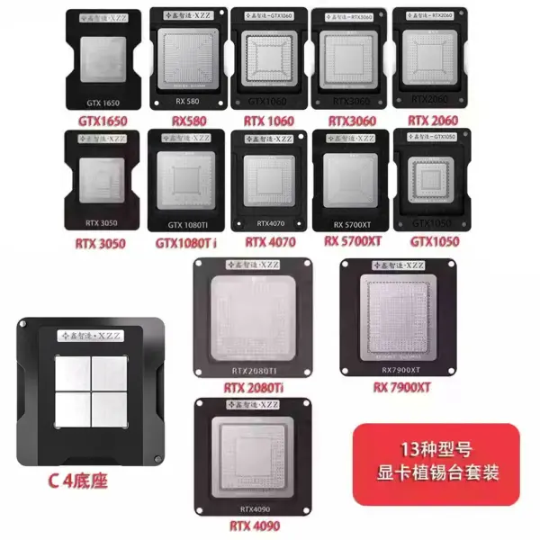 Bga Rework Icon GPU BGA Reballing & Rework Stencil for Multiple Models | JakeSpecial