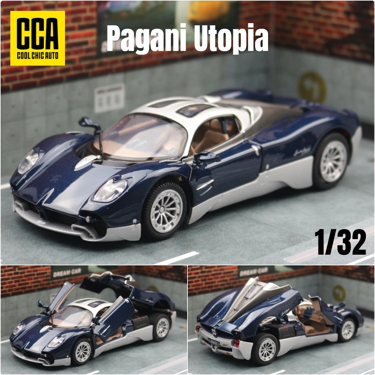 Pagani Utopia 1/32 Diecast Model Car 7 Pagani Utopia 1/32 Diecast Model Car - Image 7