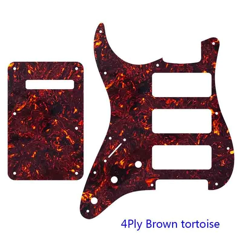 Left-Handed 3 P90 Strat Guitar Pickguard 8 Left-Handed 3 P90 Strat Guitar Pickguard - Image 8